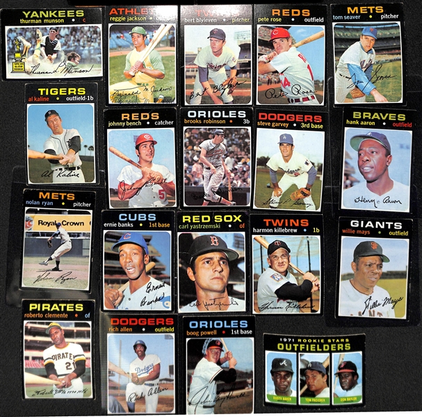 1971 Baseball Card Set (All 720 Cards in the Set)