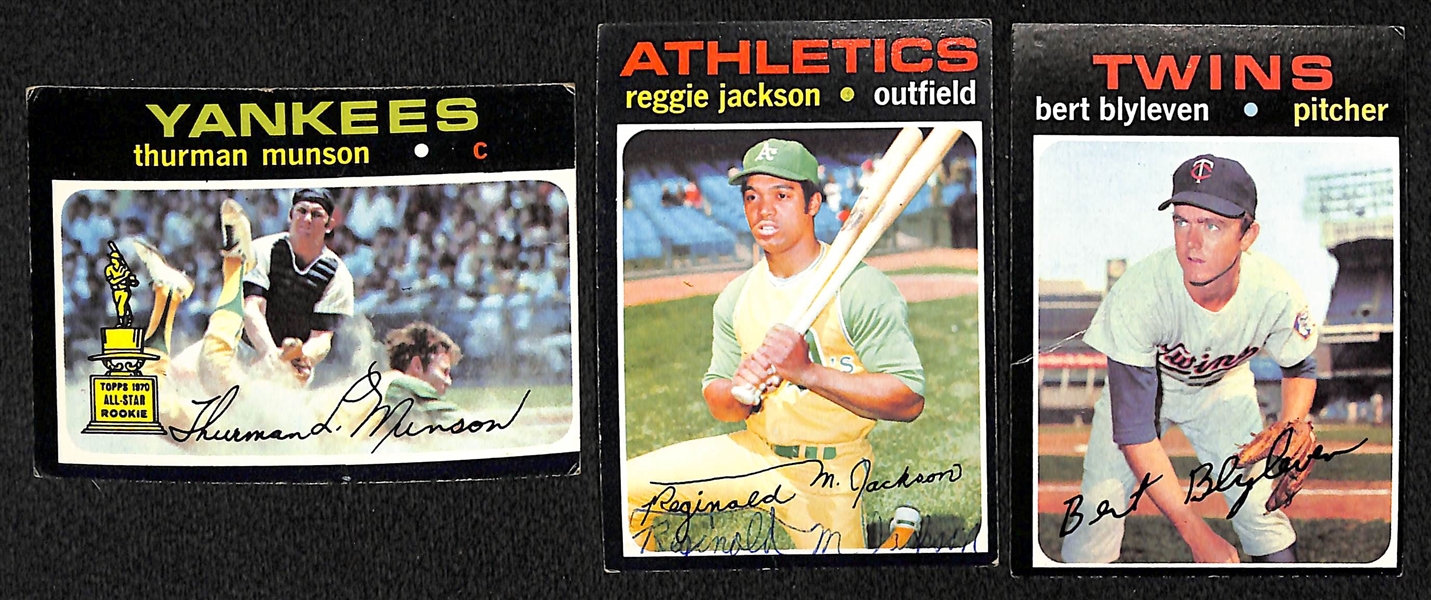 1971 Baseball Card Set (All 720 Cards in the Set)
