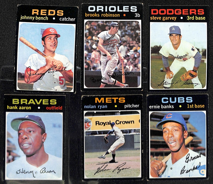 1971 Baseball Card Set (All 720 Cards in the Set)
