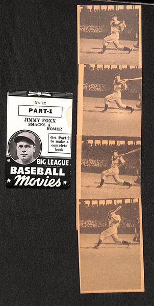 Lot Of 5 1938 Big League Baseball Movies Booklets w. Jimmie Foxx