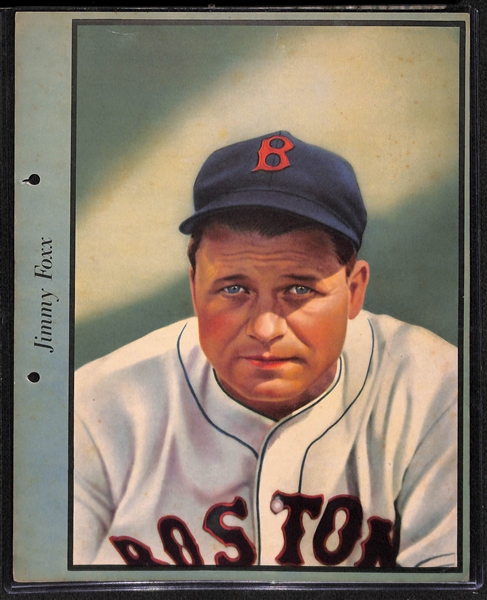 Late 1930's 8x10 Magazine Pages - Jimmy Foxx & Wally Moses
