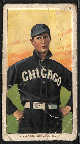 Lot of (5) 1909-11 T206 Tobacco Cards w/ Fielder Jones (Hands on Hips), Slagle, Tannehill, Gray, Geyer