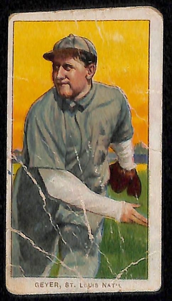 Lot of (5) 1909-11 T206 Tobacco Cards w/ Fielder Jones (Hands on Hips), Slagle, Tannehill, Gray, Geyer