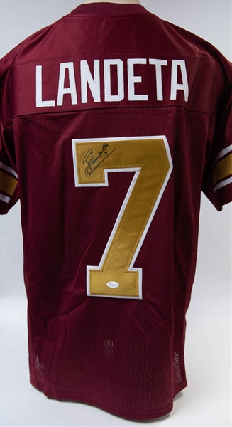 Sean Landeta Signed Philadelphia Stars Style Jersey - JSA