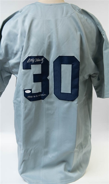 Bobby Shantz Signed Yankees Style Jersey - JSA 
