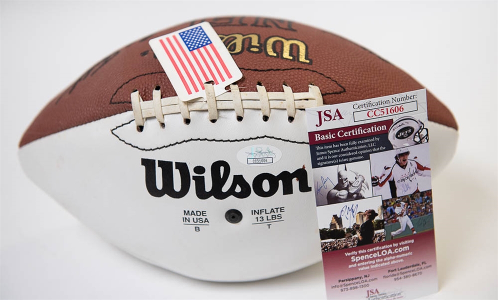 Franco Harris Signed Wilson Football - JSA