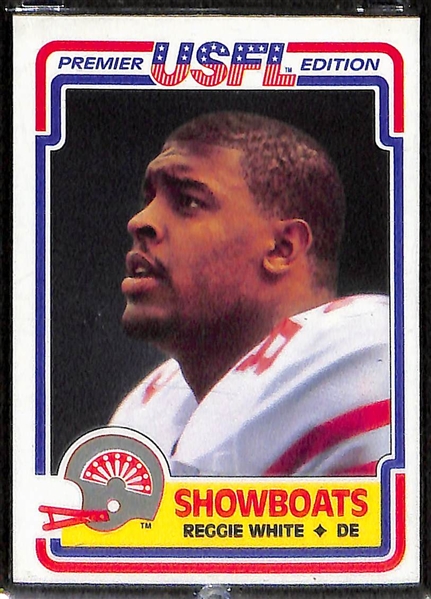 Lot of 4 1984 Topps USFL Rookie Cards w. Kelly & Young