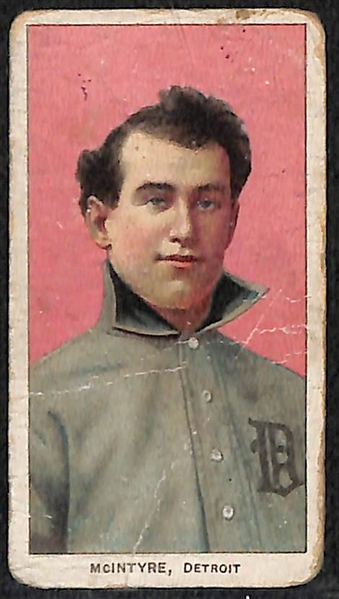 Lot of (5) 1909-11 T206 Tobacco Cards w/ McIntyre, Leach, Lindaman, Starr, Donovan