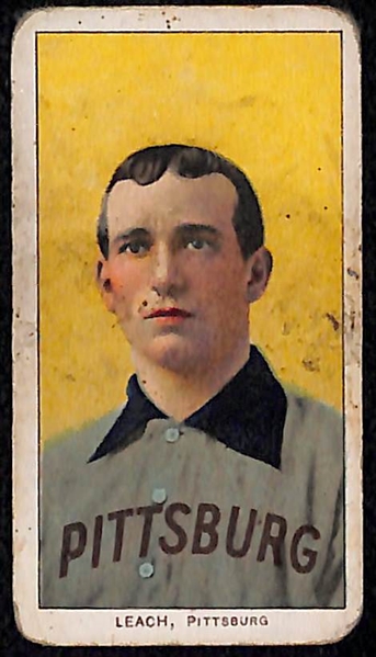 Lot of (5) 1909-11 T206 Tobacco Cards w/ McIntyre, Leach, Lindaman, Starr, Donovan