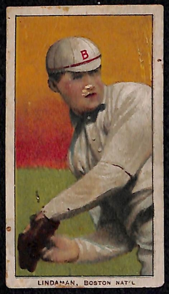 Lot of (5) 1909-11 T206 Tobacco Cards w/ McIntyre, Leach, Lindaman, Starr, Donovan
