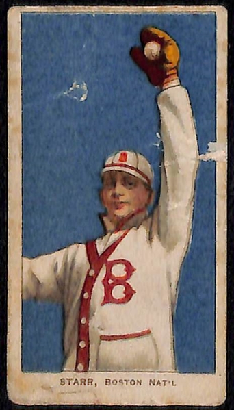 Lot of (5) 1909-11 T206 Tobacco Cards w/ McIntyre, Leach, Lindaman, Starr, Donovan