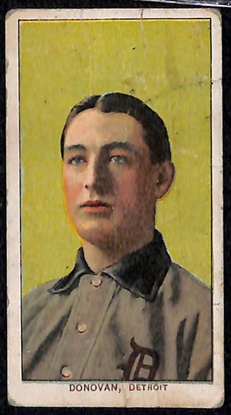 Lot of (5) 1909-11 T206 Tobacco Cards w/ McIntyre, Leach, Lindaman, Starr, Donovan