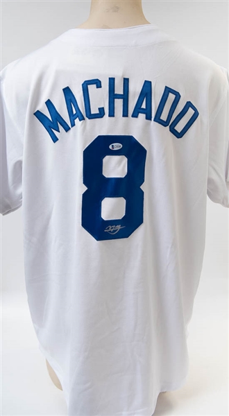 Manny Machado Signed Dodgers Jersey - Beckett COA