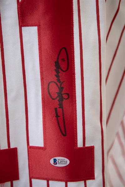 Jimmy Rollins Signed Phillies Jersey - Beckett COA