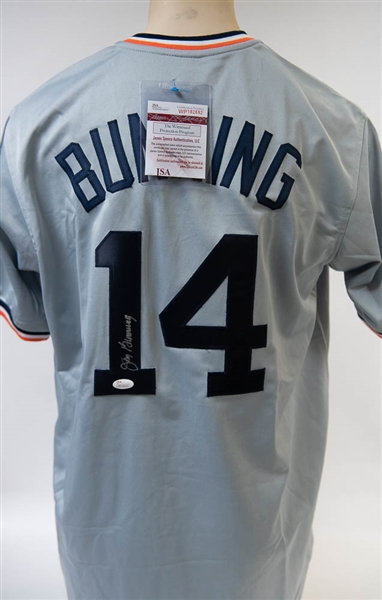 Jim Bunning Signed Tigers Jersey - JSA COA