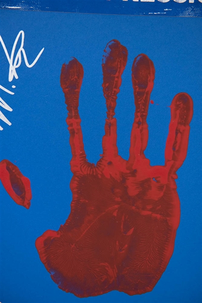 Markelle Fultz Signed Panini Instant Hand Print Jumbo Card 2/10