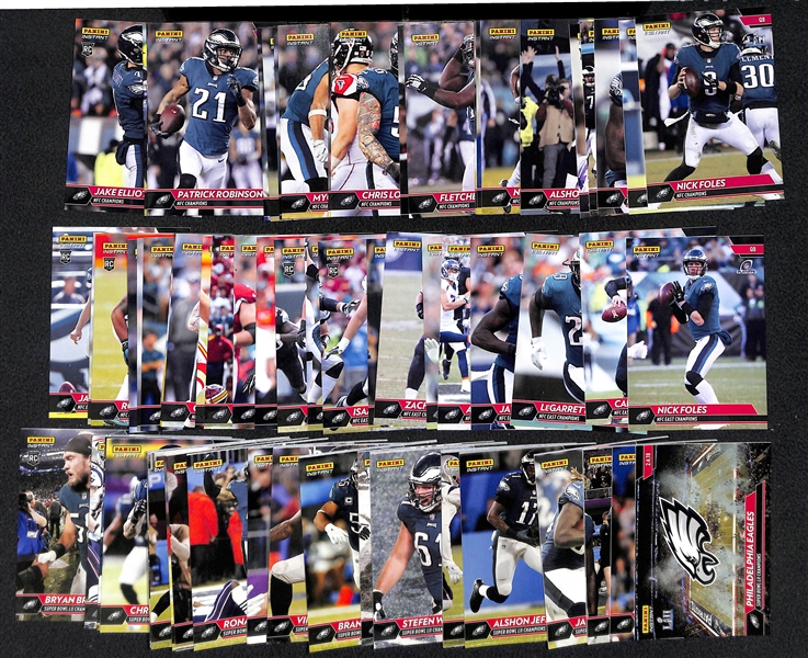 Lot of 3 Panini Instant Eagles Card Sets - Super Bowl/NFC Champs/NFC East Champs