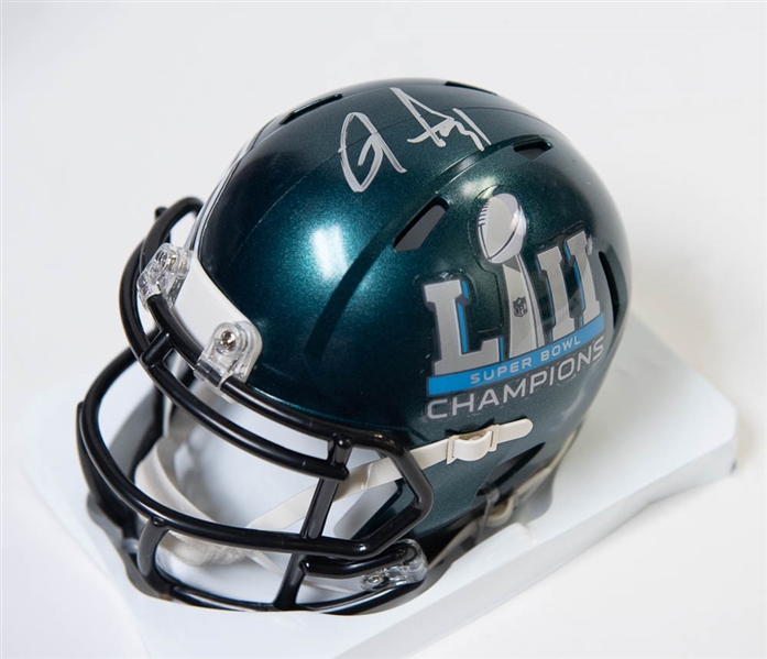 Jalen Mills Signed Super Bowl Mini Helmet - JSA