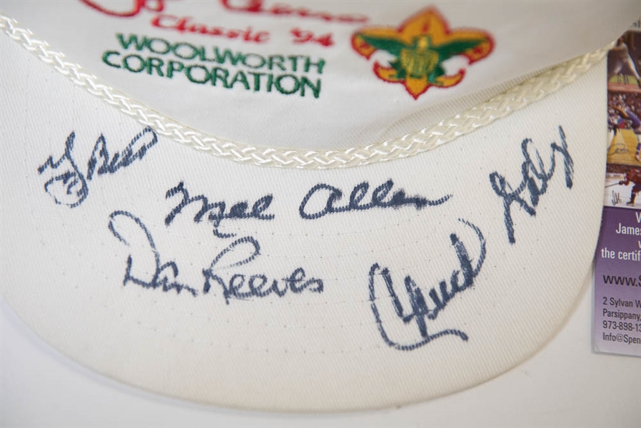 Yogi Berra & Mel Allen Signed Golf Hat - JSA