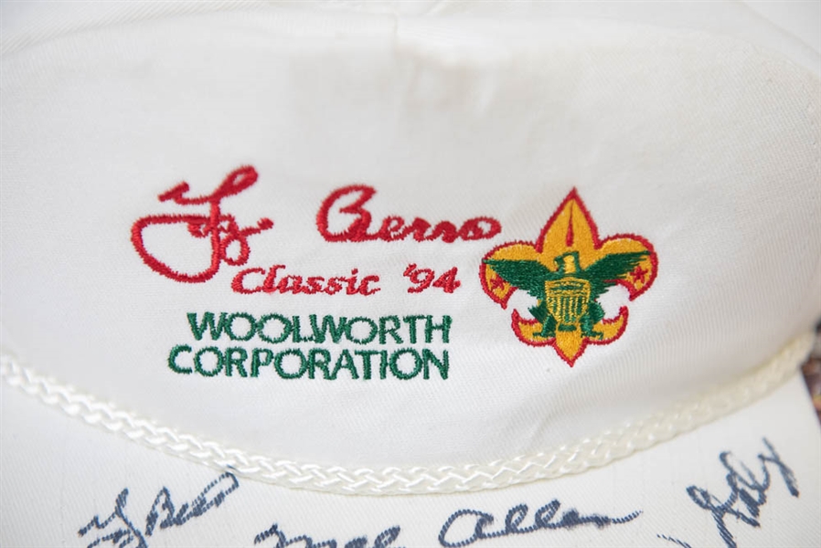 Yogi Berra & Mel Allen Signed Golf Hat - JSA