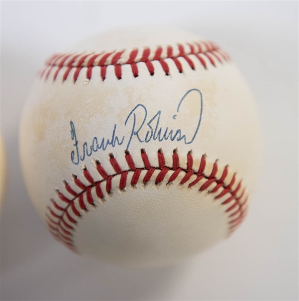 Lot of 3 Orioles Signed Baseballs w. Murray & Robinson