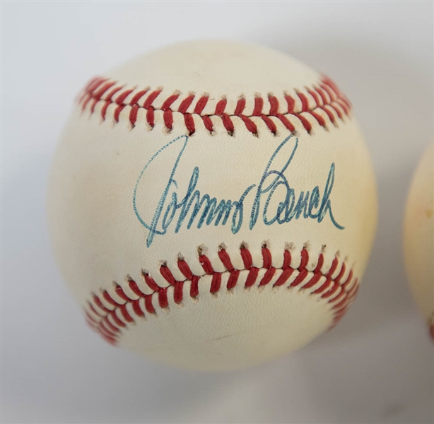 Johnny Bench & Tony Perez Signed Baseballs