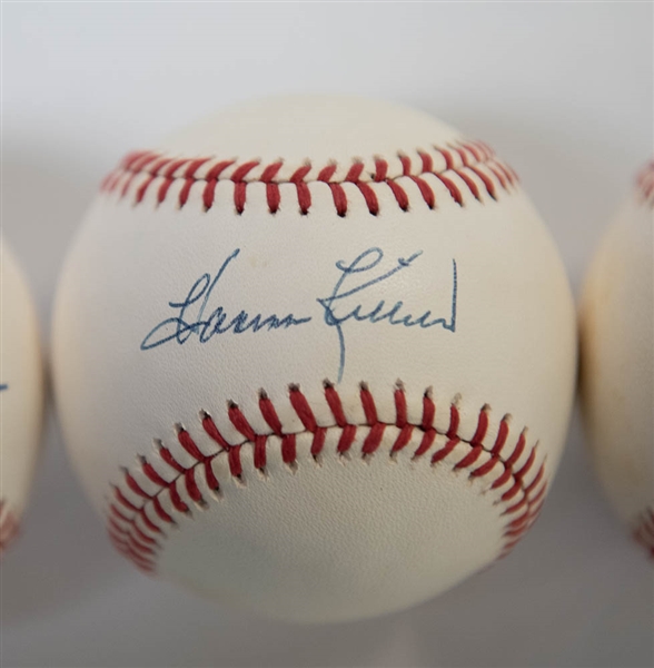 Lot of 3 Twins Signed Baseballs w. Killebrew & Carew