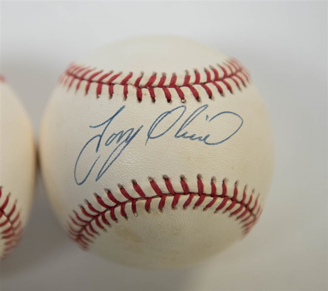 Lot of 3 Twins Signed Baseballs w. Killebrew & Carew