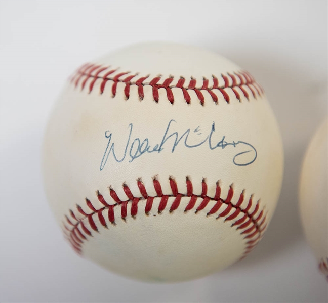 Lot Of 3 Giants Signed Baseballs w. McCovey & Marichal