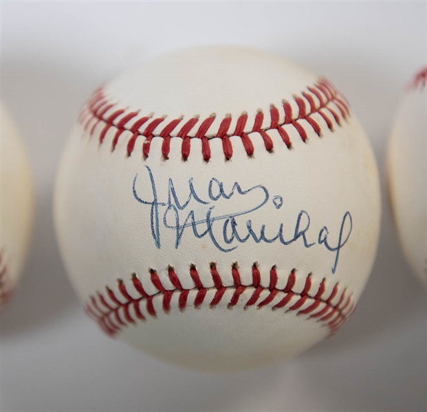 Lot Of 3 Giants Signed Baseballs w. McCovey & Marichal