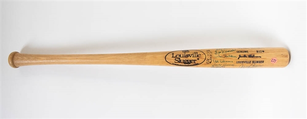Dodgers Legends Multi Signed Bat w. Duke Snider