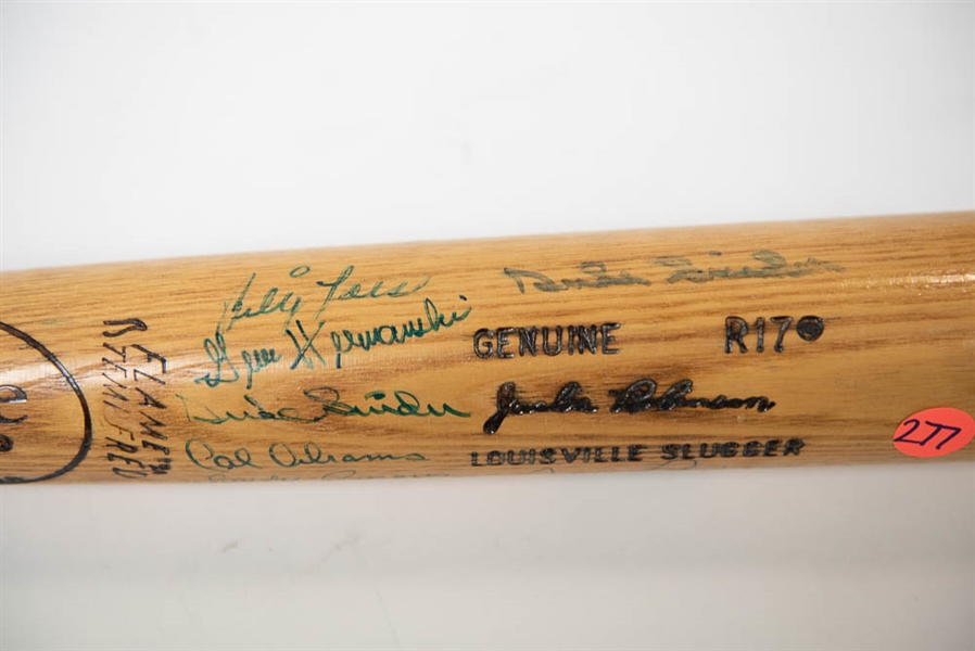Dodgers Legends Multi Signed Bat w. Duke Snider