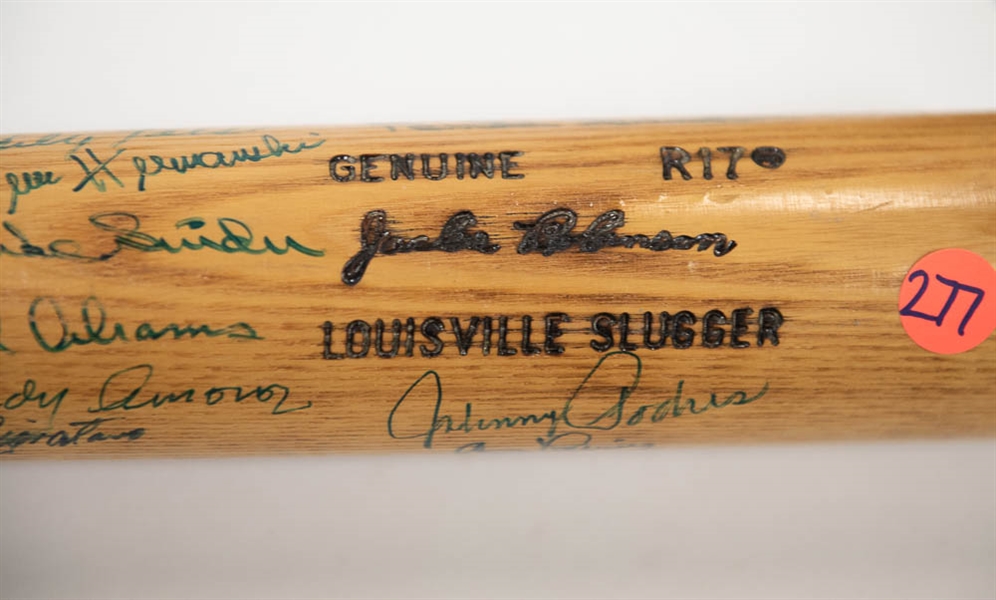 Dodgers Legends Multi Signed Bat w. Duke Snider
