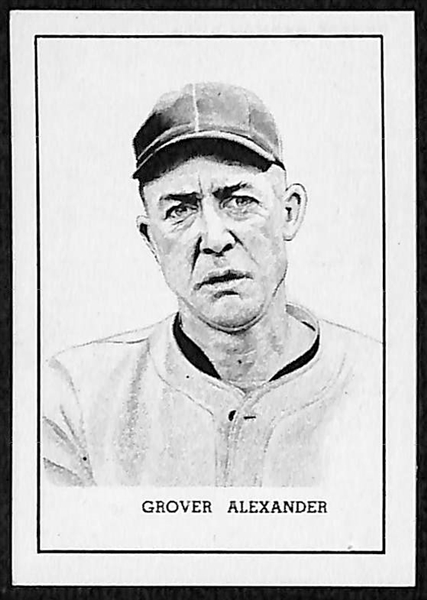 Lot of 3 1950 Callahan HOF Cards w. Grover Alexander