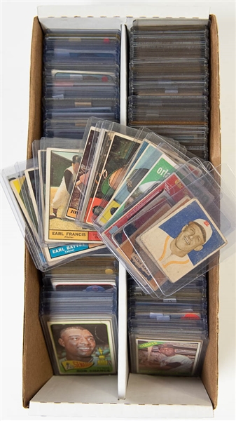 Lot of 300+ Assorted Baseball Cards 1949-1966 w. 1959 Mazeroski
