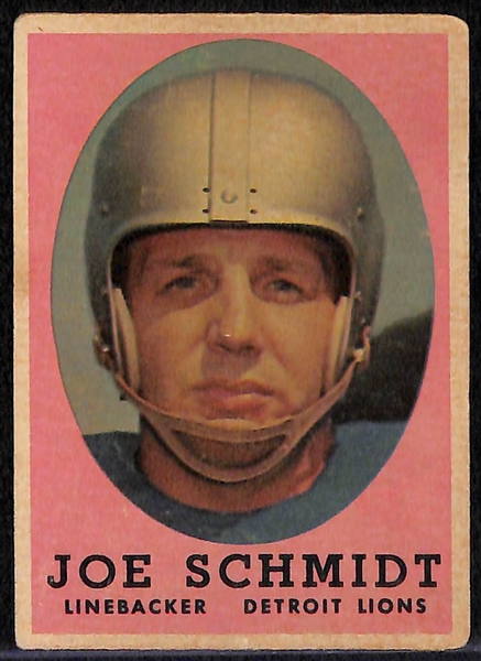 Lot of 220 Assorted Football Cards 1948-1989