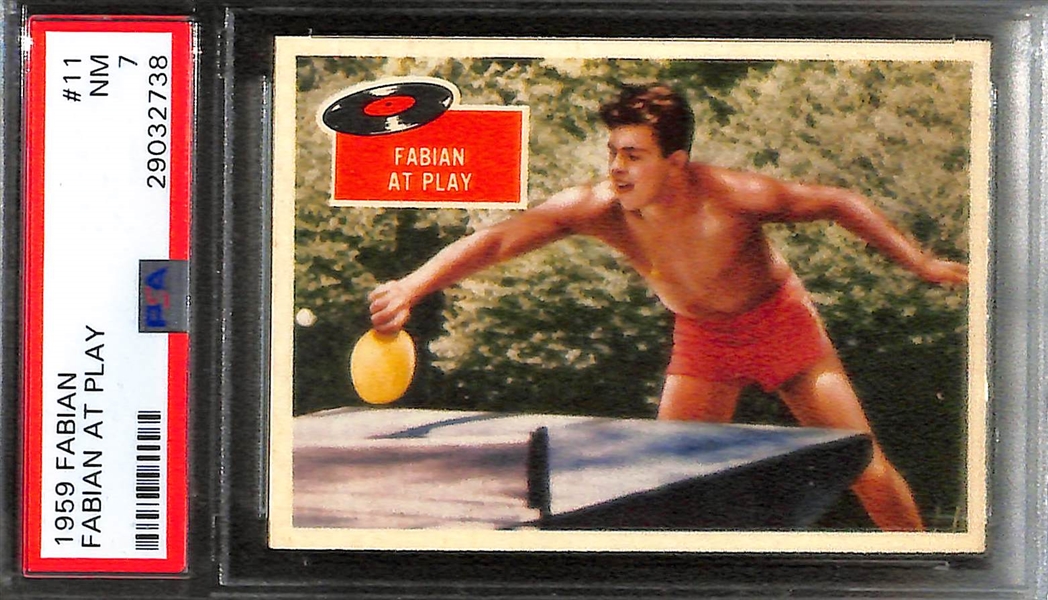 Lot of 5 1959 Fabian PSA Graded Cards