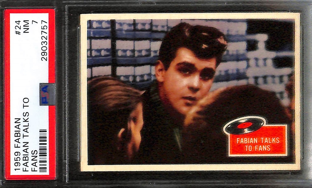 Lot of 5 1959 Fabian PSA Graded Cards