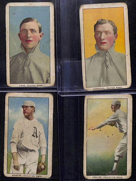 Lot of 4 1905 E95 Philadelphia Caramel Cards w. Harry Lord