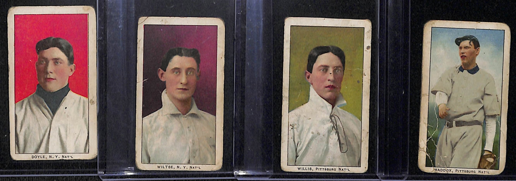 Lot of 4 1905 E95 Philadelphia Caramel Cards w. Larry Doyle