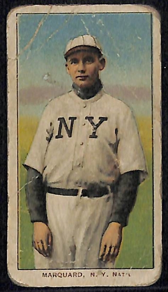 1909 T206 Marquard (Sweet Caporal) & Tinker (Tolstoi)