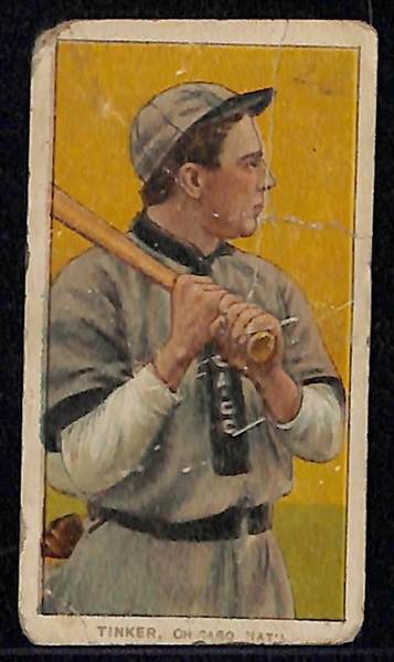 1909 T206 Marquard (Sweet Caporal) & Tinker (Tolstoi)