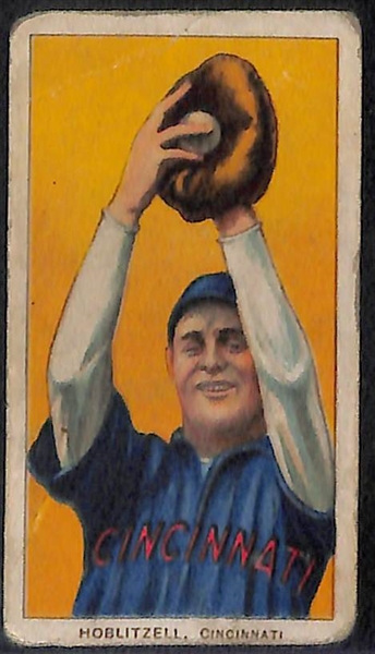 Lot of 4 1909 T206 Cards w. Mickey Doolin