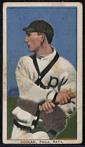 Lot of 4 1909 T206 Cards w. Cy Young (All w/ Tolstoi Factory #30 backs)
