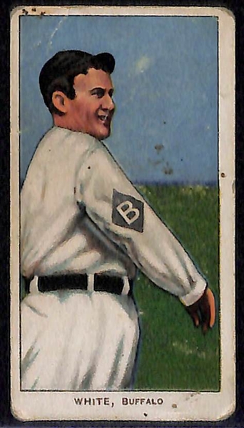 Lot of 4 1909 T206 Cards w. Carl Lundgren