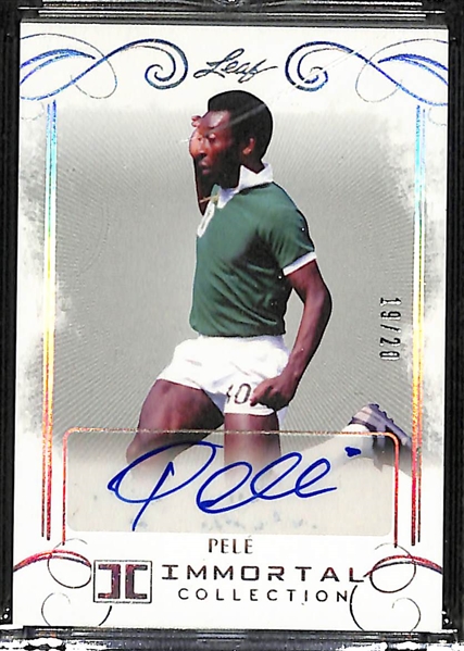 2018 Leaf Immortal Collection Pele Autograph Card 19/20