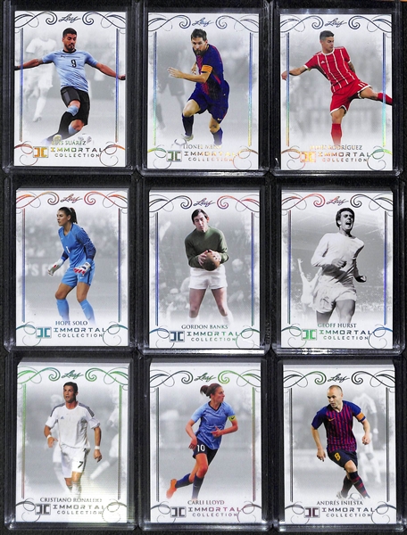 2018 Leaf Immortal Collection Soccer 20 Card Base Set