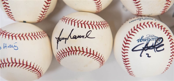 Lot of (18) New York Mets Signed Baseballs w. Mookie Wilson and Carlos Beltran