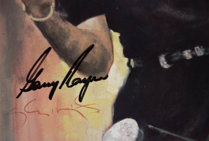 Gary Player Signed Framed Poster Print - JSA