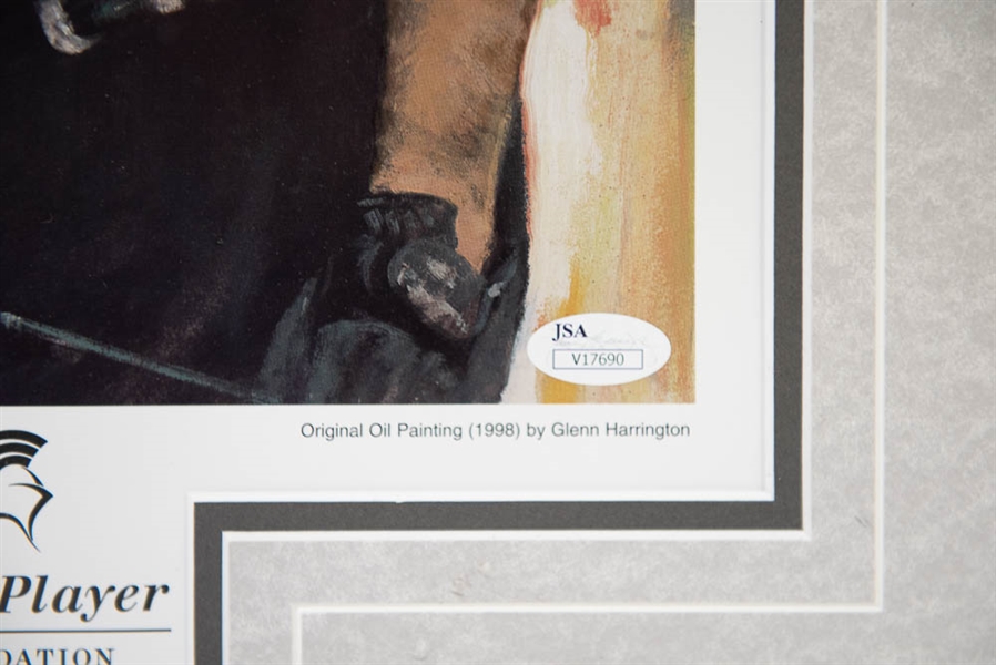 Gary Player Signed Framed Poster Print - JSA